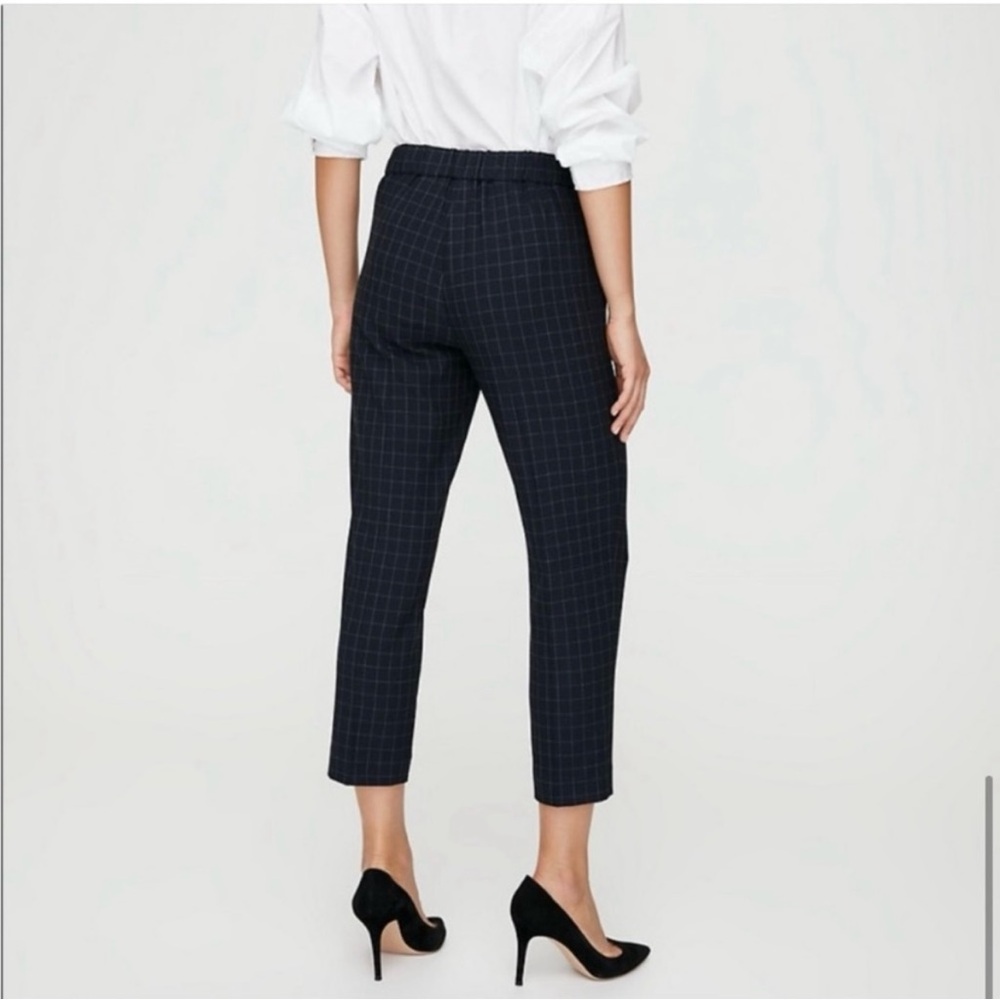 Aritzia Babaton Canon Pant Size 6 Check Print Black m